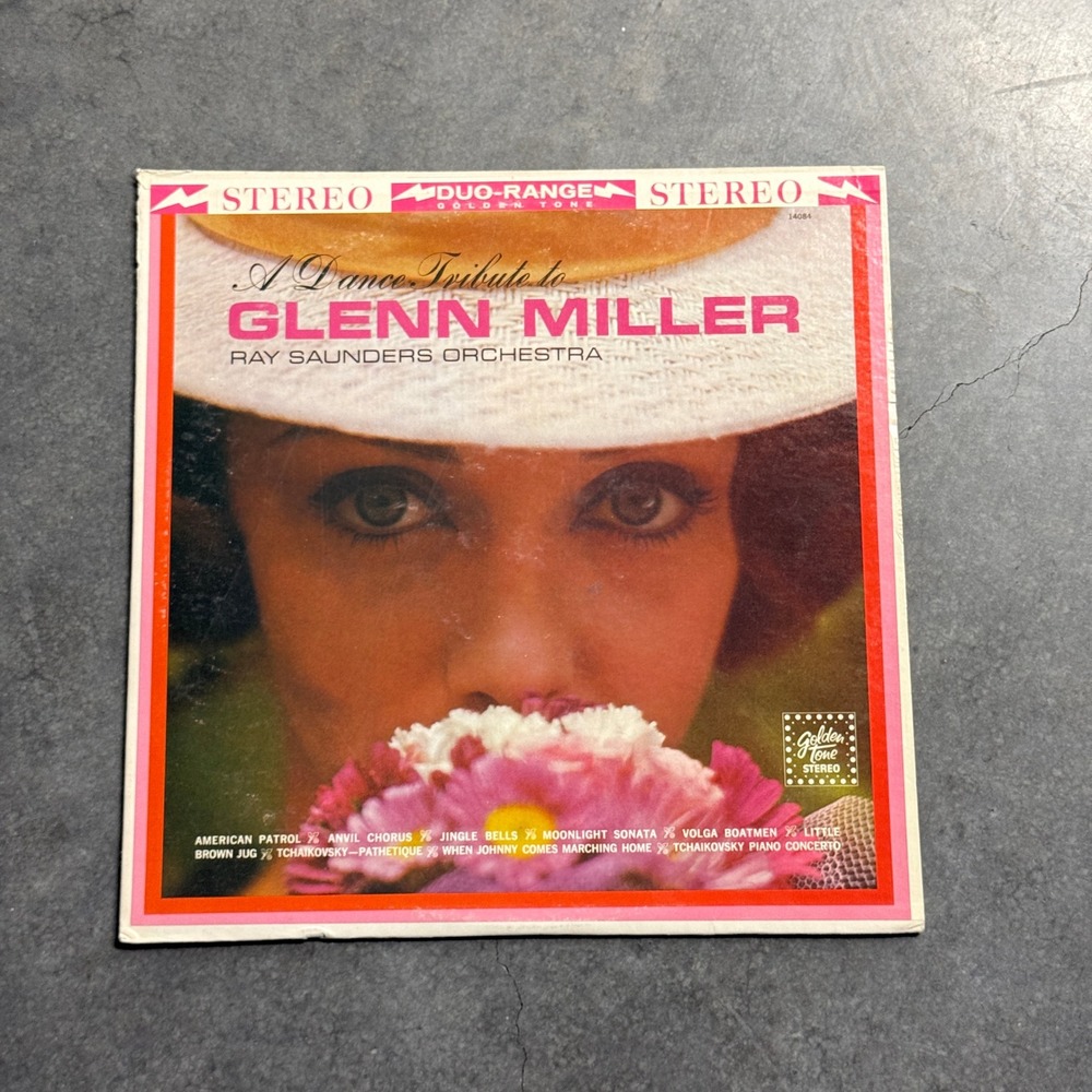 Ray Saunders Orchestra A Tribute to Glenn Miller Vinyl LP Golden Tone 14084